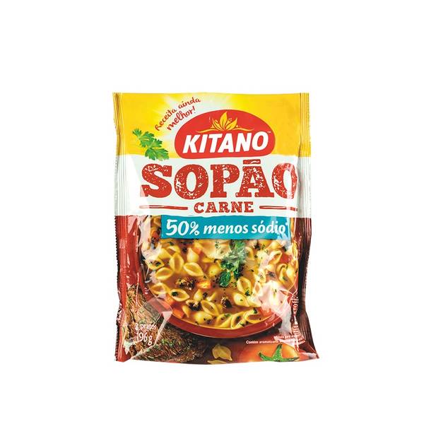 Sopão de Carne com Macarrão e Legumes KITANO 196g