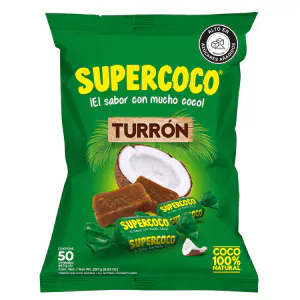 Hovedbilde Supercoco Turron 50stk 250g