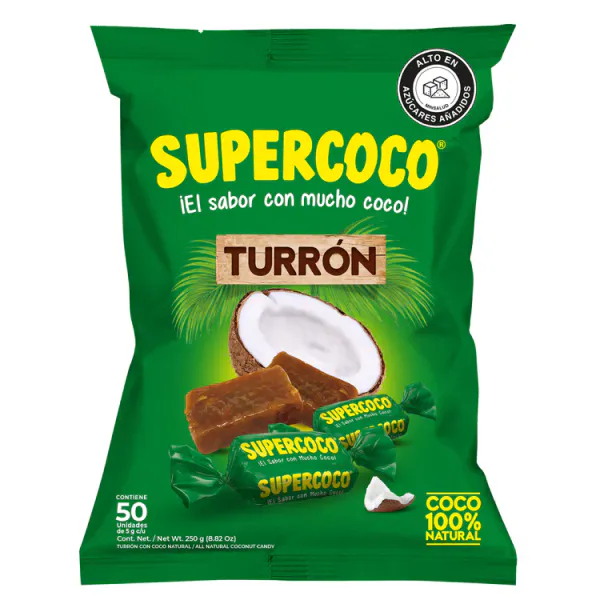Supercoco Turron 50stk 250g