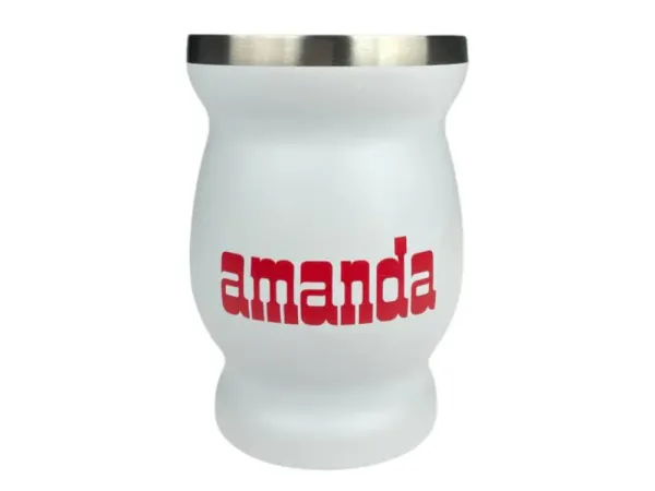 Amanda Stainless Calabasa Mate Kopp